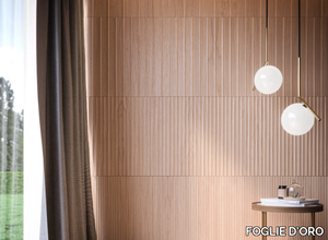 CODE 3D - Wooden boiserie / 3D Wall Cladding _ FOGLIE D'ORO