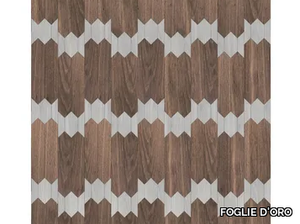 SPECIAL PANEL MATITA INSTALLATION 180 - Inlaid 3 layers wooden parquet _ FOGLIE D'ORO