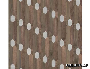 SPECIAL PANEL MATITA INSTALLATION 190 - Inlaid 3 layers wooden parquet _ FOGLIE D'ORO