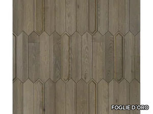 SPECIAL PANEL MATITA INSTALLATION 110 - Inlaid 3 layers wooden parquet _ FOGLIE D'ORO