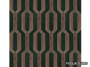 SPECIAL PANEL MATITA INSTALLATION 200 - Inlaid 3 layers wooden parquet _ FOGLIE D'ORO