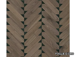 SPECIAL PANEL MATITA INSTALLATION 220 - Inlaid 3 layers wooden parquet _ FOGLIE D'ORO