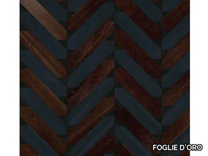 SPECIAL PANEL MATITA INSTALLATION 223 - Inlaid 3 layers wooden parquet _ FOGLIE D'ORO