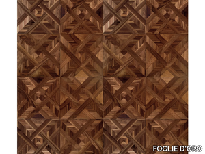 HERITAGE PANELS TREVISO - Walnut flooring _ FOGLIE D'ORO