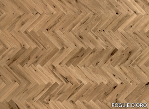 HERRINGBONE 90° FLOOR CA' MOLIN - Oak flooring _ FOGLIE D'ORO