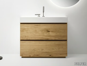 PURE - Single vanity unit with drawers _ FALPER