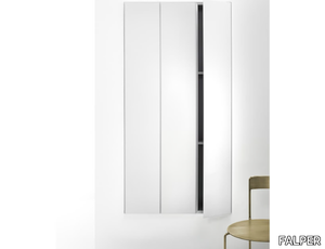 QUATTRO.ZERO - Modular suspended bathroom cabinet with doors _ FALPER