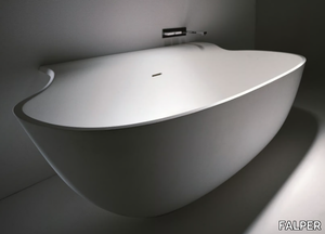 SCOOP - Oval Cristalplant® bathtub _ FALPER