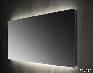 Mirror with integrated lighting - Wall-mounted mirror with integrated lighting _ FALPER