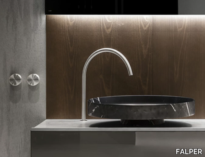 ACQUIFERO - Countertop stainless steel washbasin tap _ FALPER