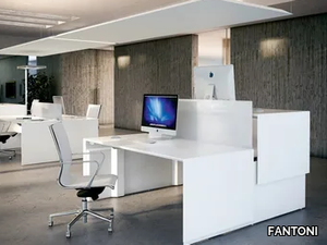 QUARANTA5 - LIFT-UP - Height-adjustable office desk _ FANTONI