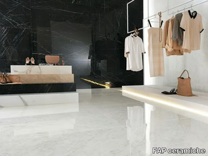 ROMA DIAMOND - Porcelain stoneware flooring with marble effect _ FAP ceramiche