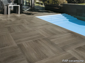 NUANCES - Porcelain stoneware outdoor floor tiles with wood effect _ FAP ceramiche