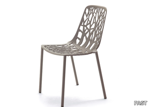 FOREST - Stackable aluminium garden chair _ FAST