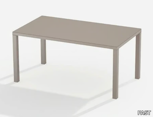 EASY - Rectangular aluminium garden table _ FAST