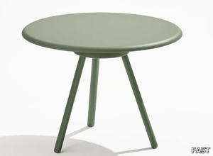 ZEBRA - Round aluminium garden side table _ FAST