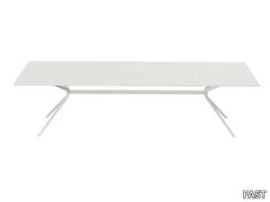 MOAI - Rectangular aluminium garden table _ FAST