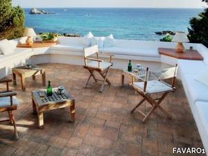 BORGO D'ORCIA - Cement outdoor floor tiles with stone effect _ FAVARO1