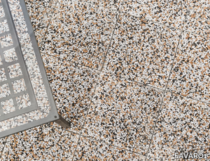 MARBLE DUST AND GRAVEL - Marble grit outdoor floor tiles _ FAVARO1