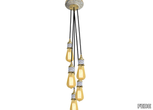 GENOVA II - Brass pendant lamp _ FEDE