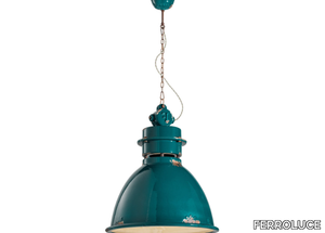 INDUSTRIAL - Rustic style ceramic pendant lamp _ FERROLUCE