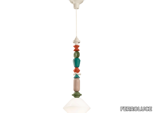 LARIAT C2712 - Glass pendant lamp _ FERROLUCE