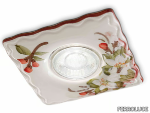 PESCARA - Recessed square ceramic spotlight _ FERROLUCE