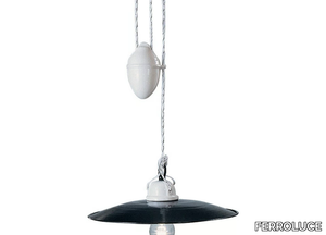 POTENZA - Adjustable ceramic pendant lamp _ FERROLUCE