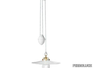 ASTI - Adjustable ceramic pendant lamp _ FERROLUCE