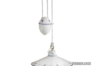 ASTI - Adjustable ceramic pendant lamp _ FERROLUCE