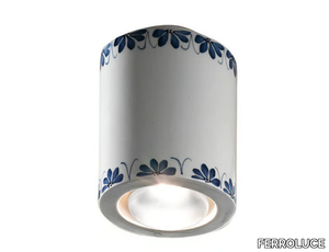 TRIESTE - Round ceiling ceramic spotlight _ FERROLUCE