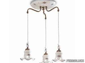 CHIETI - Ceramic chandelier _ FERROLUCE