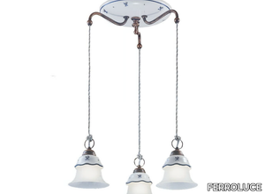 FERRARA - Ceramic chandelier _ FERROLUCE