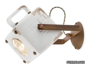 INDUSTRIAL - Adjustable ceramic wall light _ FERROLUCE