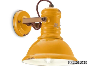 INDUSTRIAL - Adjustable ceramic wall light _ FERROLUCE