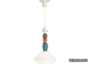 LARIAT C2710 - Glass pendant lamp _ FERROLUCE