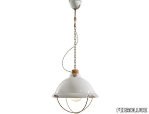 INDUSTRIAL - Ceramic pendant lamp _ FERROLUCE