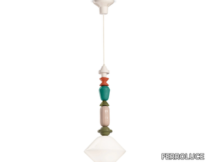 LARIAT C2711 - Glass pendant lamp _ FERROLUCE