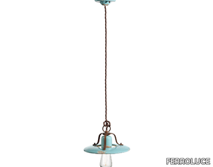 COUNTRY - Ceramic pendant lamp _ FERROLUCE