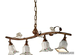 PISA - Swivel ceramic chandelier _ FERROLUCE