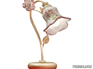 PISA - Ceramic table lamp with fixed arm _ FERROLUCE