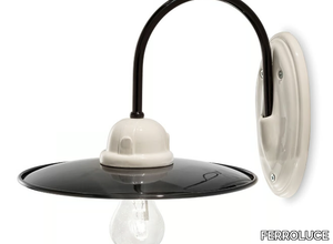 POTENZA - Ceramic wall light with fixed arm _ FERROLUCE