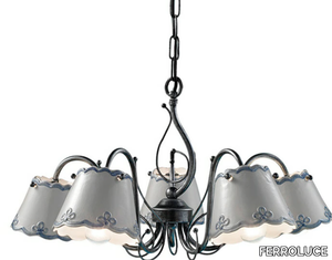 RAVENNA - Ceramic chandelier _ FERROLUCE