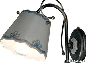 RAVENNA - Ceramic wall light with fixed arm _ FERROLUCE