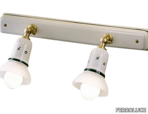 SAVONA - Wall-mounted multiple rectangular ceramic spotlight _ FERROLUCE