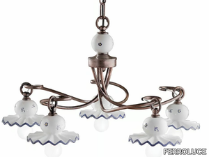 ROMA - Classic style ceramic chandelier _ FERROLUCE