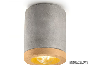 MATECA - Round ceiling ceramic spotlight _ FERROLUCE