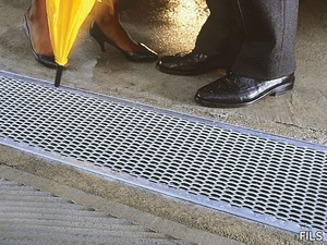 Non-slip grating - Walkable expanded metal Grille _ FILS