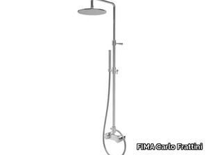 TEXTURE F5605/2 - Wall-mounted shower panel with overhead shower _ FIMA Carlo Frattini