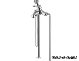 LAMP F3304/4 - 2 hole floor standing bathtub mixer with hand shower _ FIMA Carlo Frattini